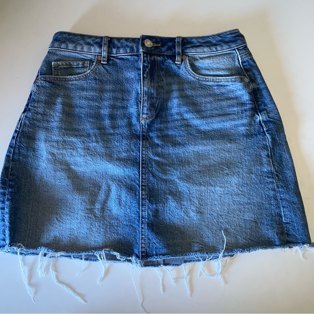 Loft Blue Jean Skirt